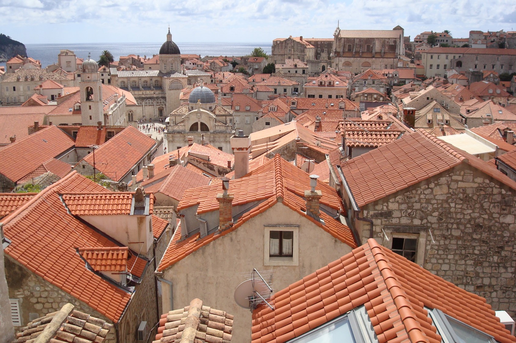 Ferientraum Reisen Über den Dächern von Dubrovnik