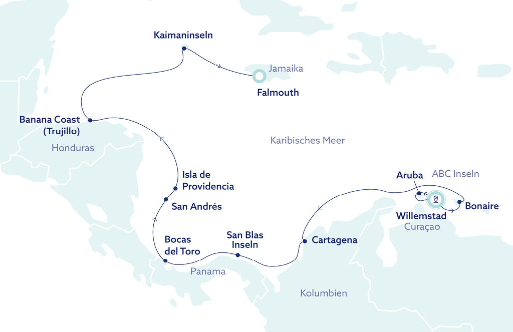 Sieben Länder und sieben Inseln