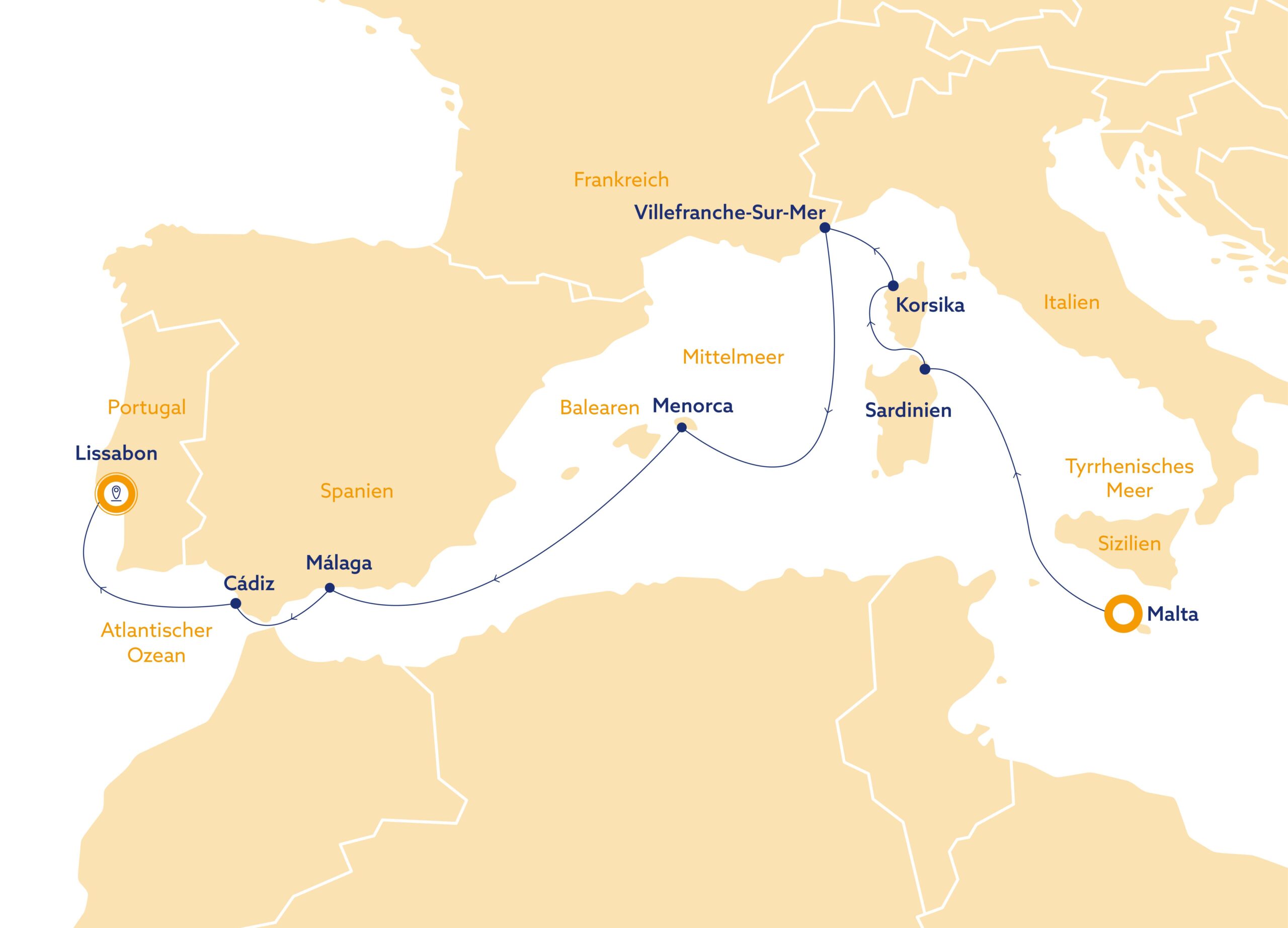 nicko cruises Vasco da Gama Faszinierende Vielfalt des westlichen Mittelmeers